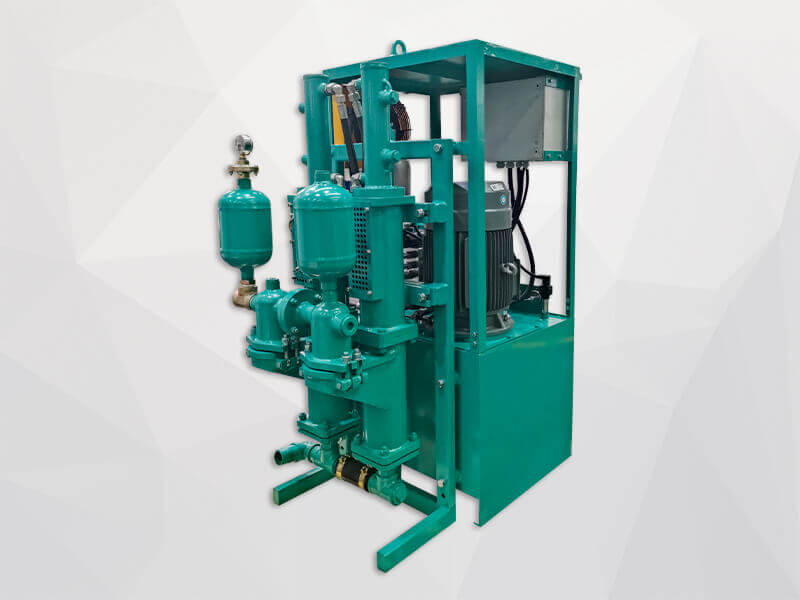 High pressure hydraulic grout pump