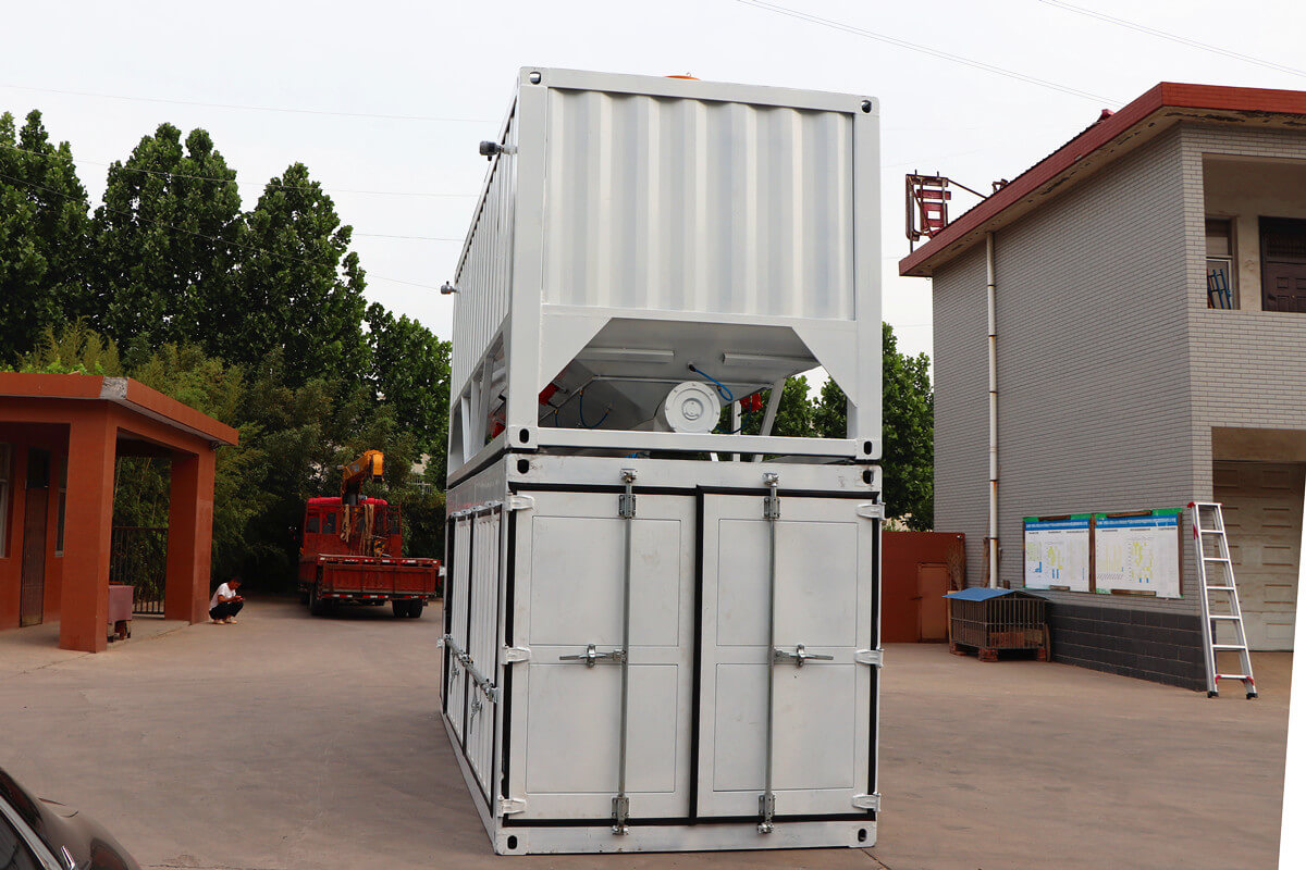 slurry grout batching plant in container