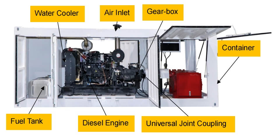260HP Cummins diesel engine