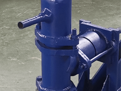 stock outlet of cement grout pump
