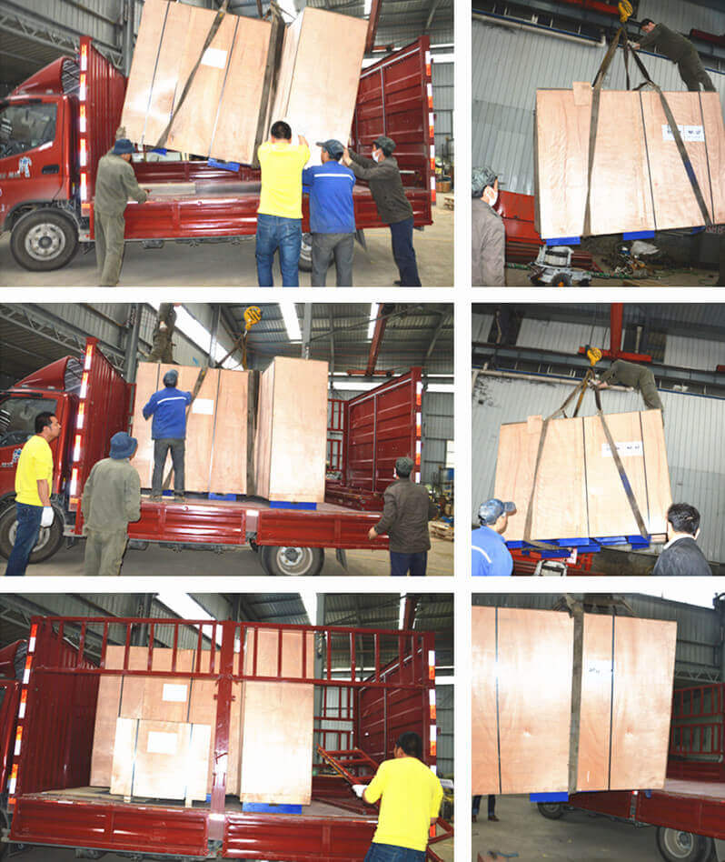 Shipment of squeeze hose concrete pump