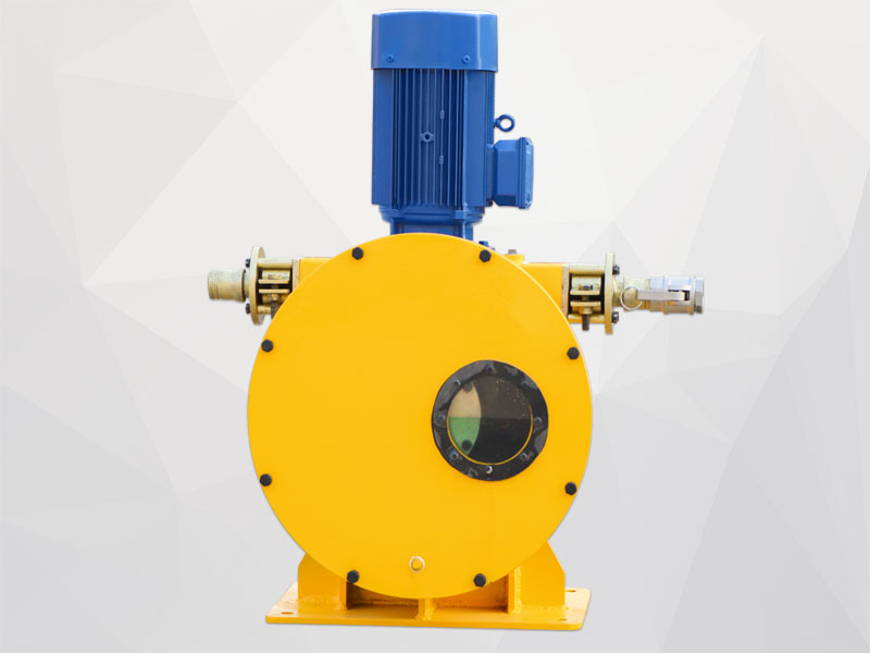 single roller peristaltic hose pump