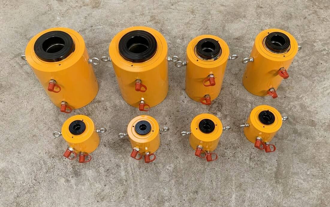 Double-Acting Hollow Hydraulic Cylinder