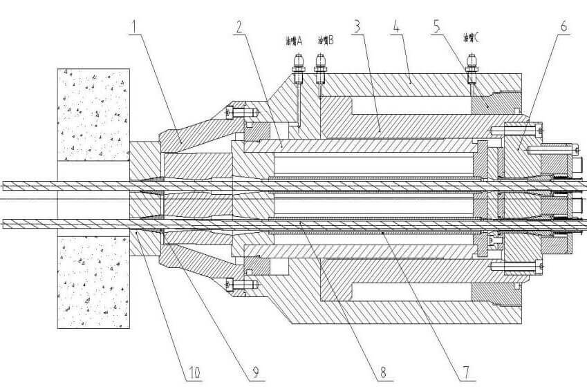 500ton Multi-Strand Prestressed Hydraulic Jack
