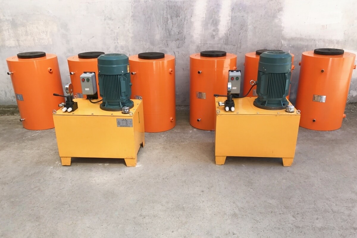 400 Ton Double Action Hydraulic Jacks for Bridges