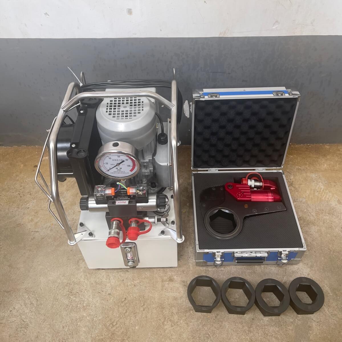 Hydraulic Torque Wrench Tools Set With Oil Pump