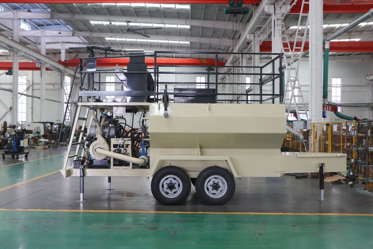 trailer mounted hydromulcher