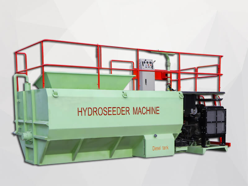 hydroseeding machine for highway slope greening