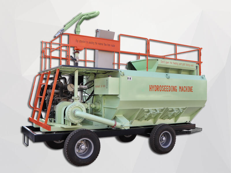 large capacity hydroseeding machine