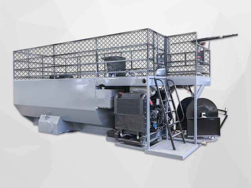 Hydroseeder for large-scale revegetation project
