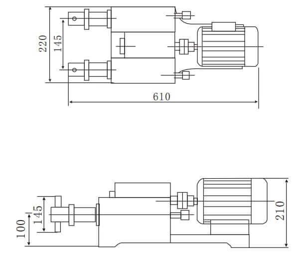 2LDJ1 Plunger Metering Pump Installation Diagram