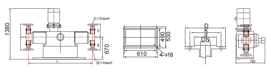 2LDJ3 Plunger Metering Pump Installation Diagram