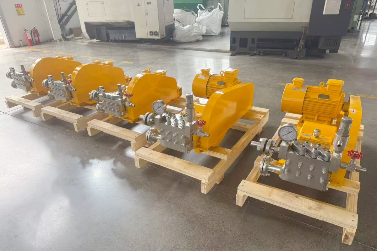 High pressure pumping system