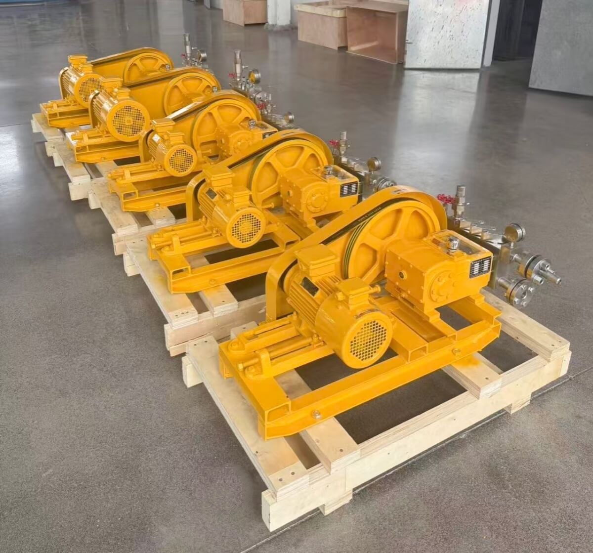 Industrial high pressure reciprocating pump