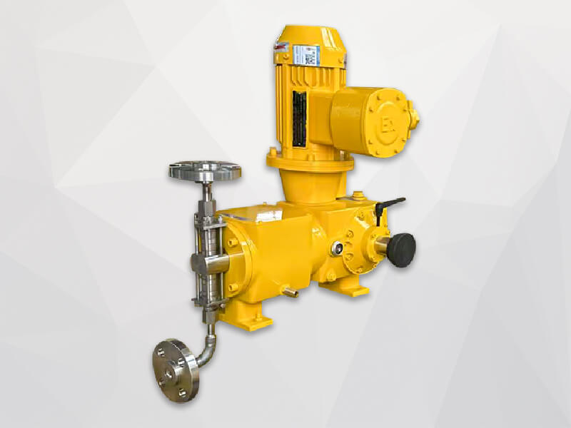 Industrial plunger metering pump