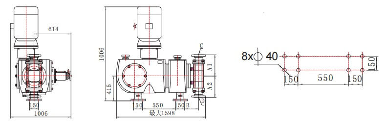 LDJ7 Plunger Metering Pump Installation Diagram