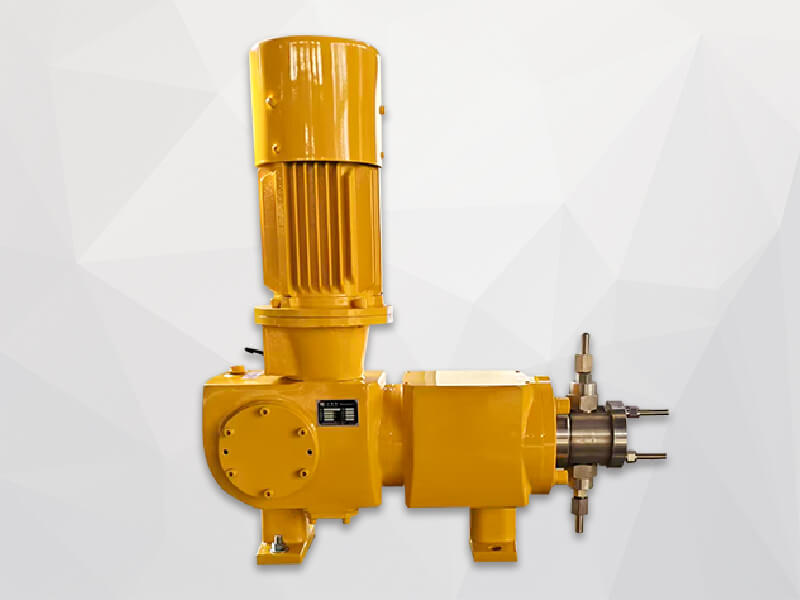 Reciprocating plunger metering pump