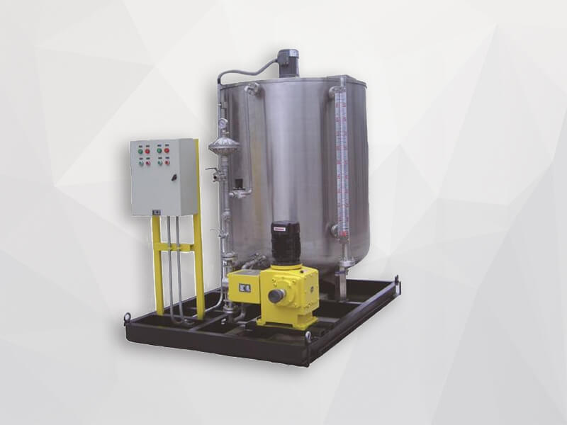 chemical metering pump system
