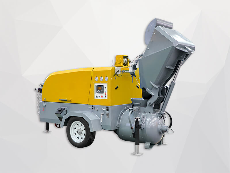 Semi-dry mortar floor screed conveyor