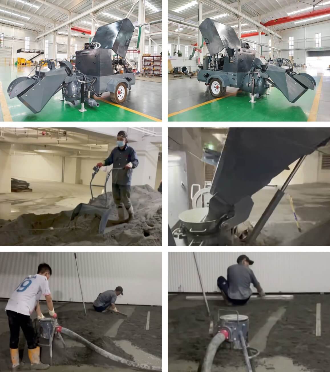 Floor Screed Pump Application