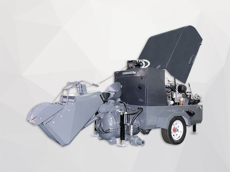 Screed mixer with pump