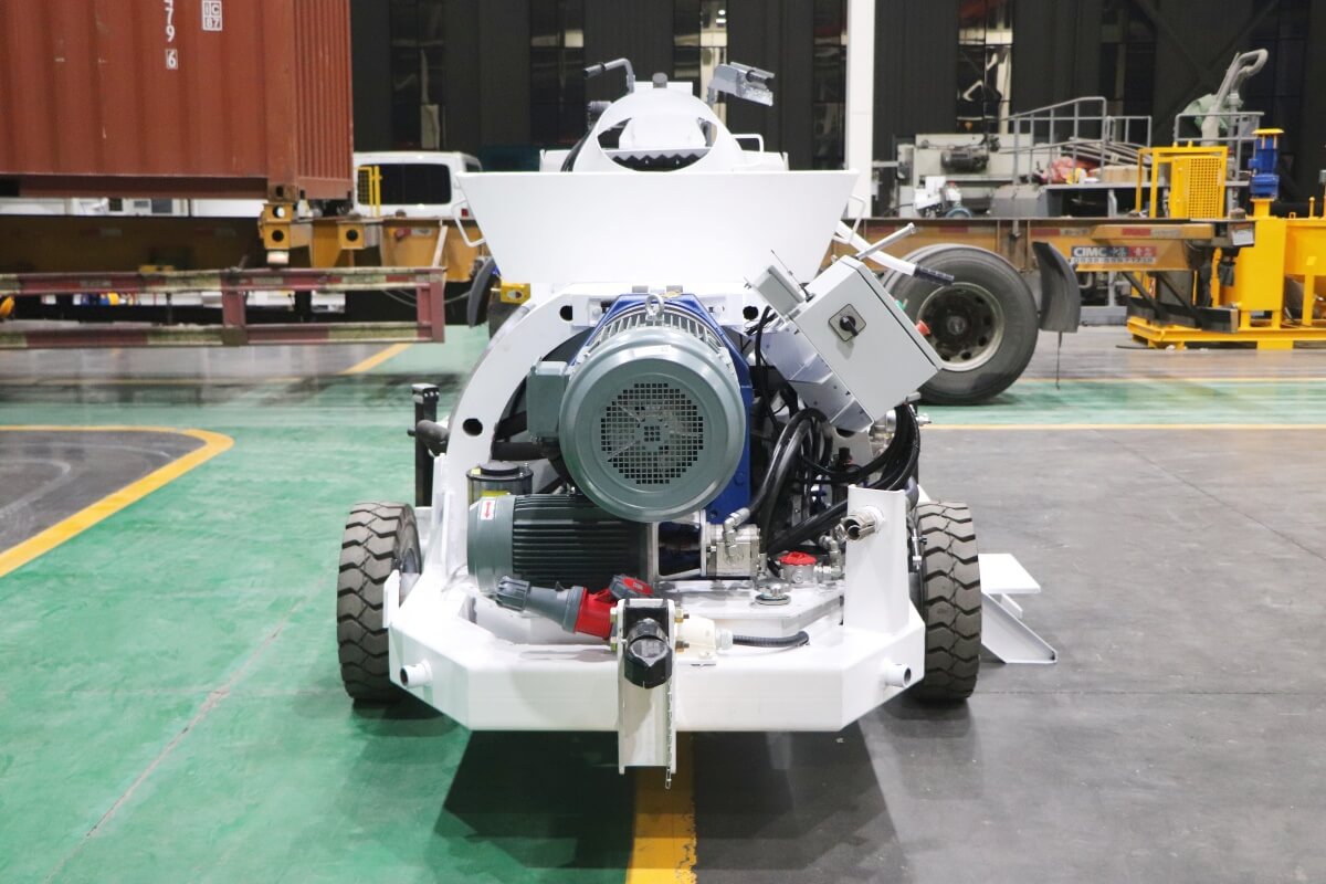 Liquid floor screed pump