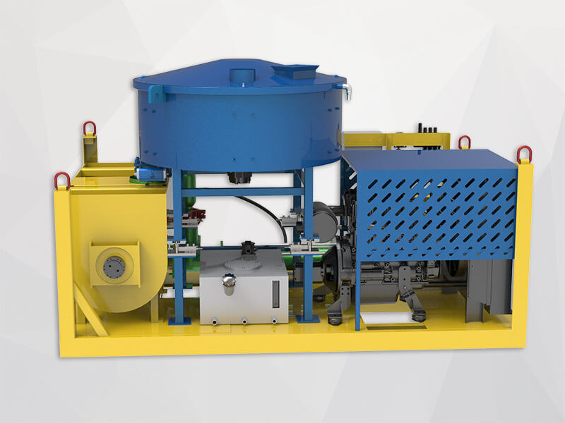 Self-leveling mortar mixer pump