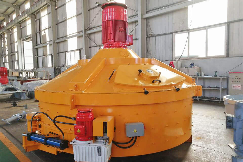 hydraulic discharge UHPC planetary mixer