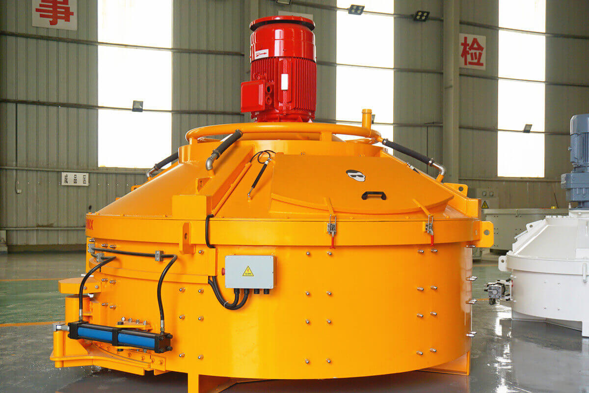 vertical shaft refractory planetary mixer