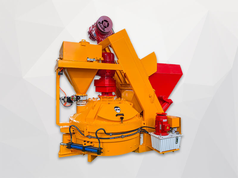 self-loading planetary concrete mixer