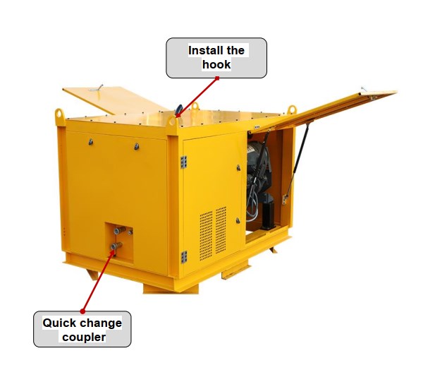 compact hydraulic station system