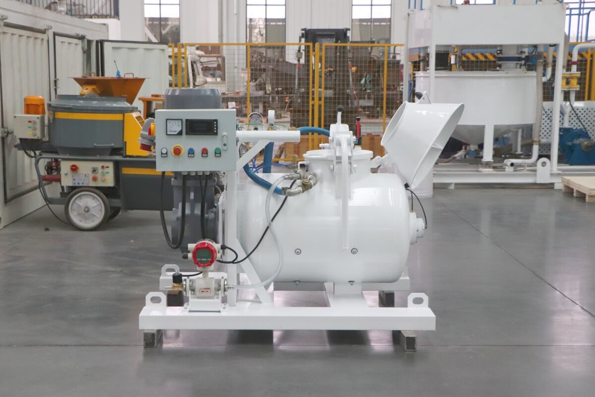 Pneumatic Mixing and Conveying Mortar Concrete Machine