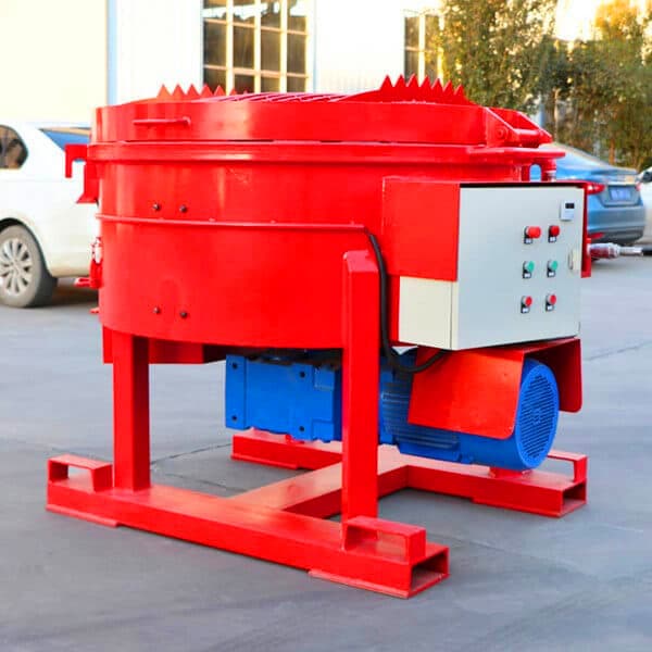 refractory castable pan mixer