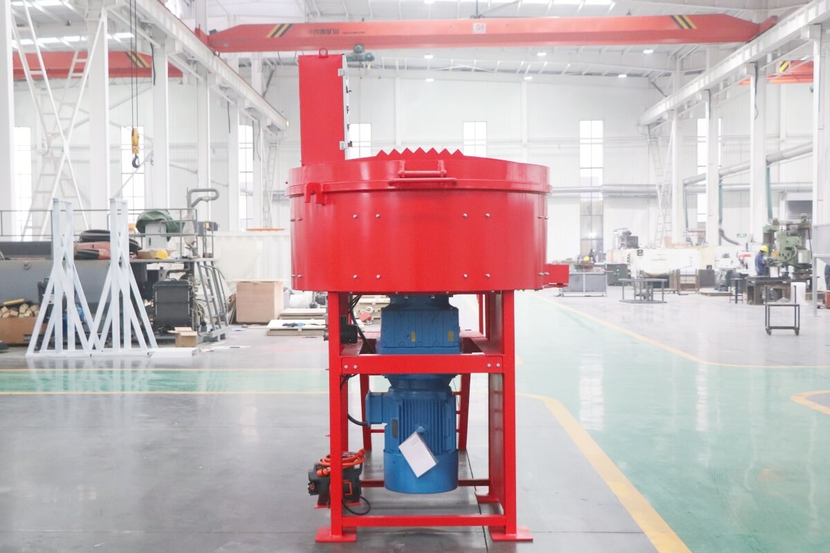 800kg refractory pan mixer