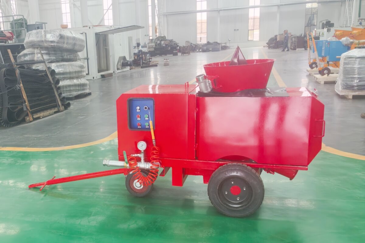 Refractory Gunning Machine For Repairing Furnaces