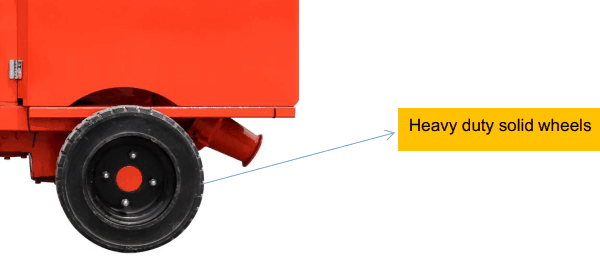 heavy-duty solid wheels
