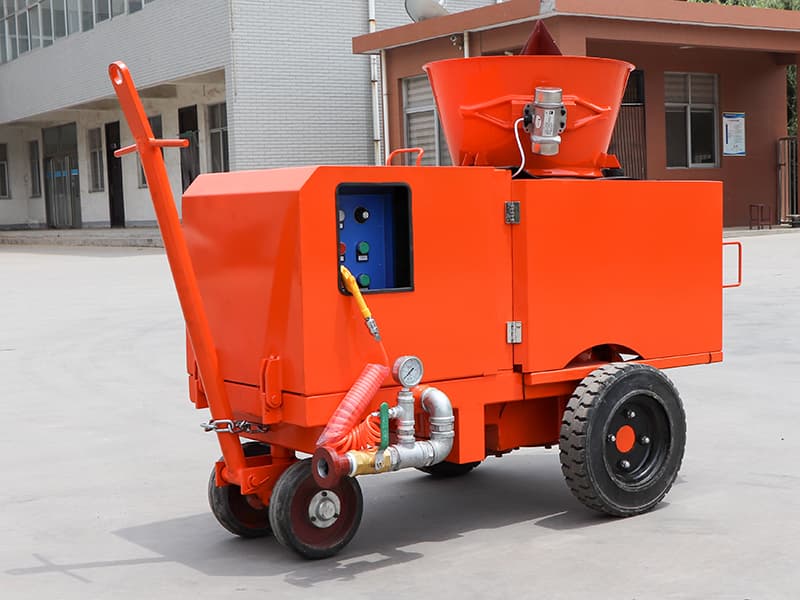 refractory gunning machine for boilers