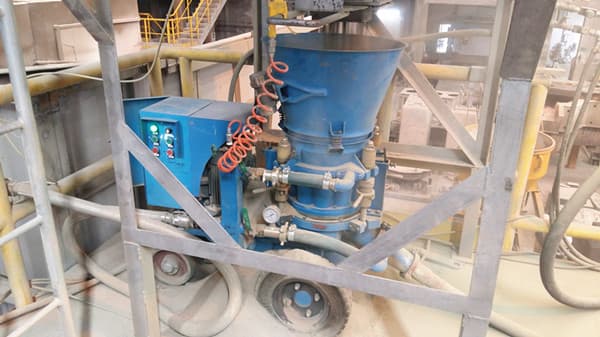 refractory gunning machine for cement furnace kiln