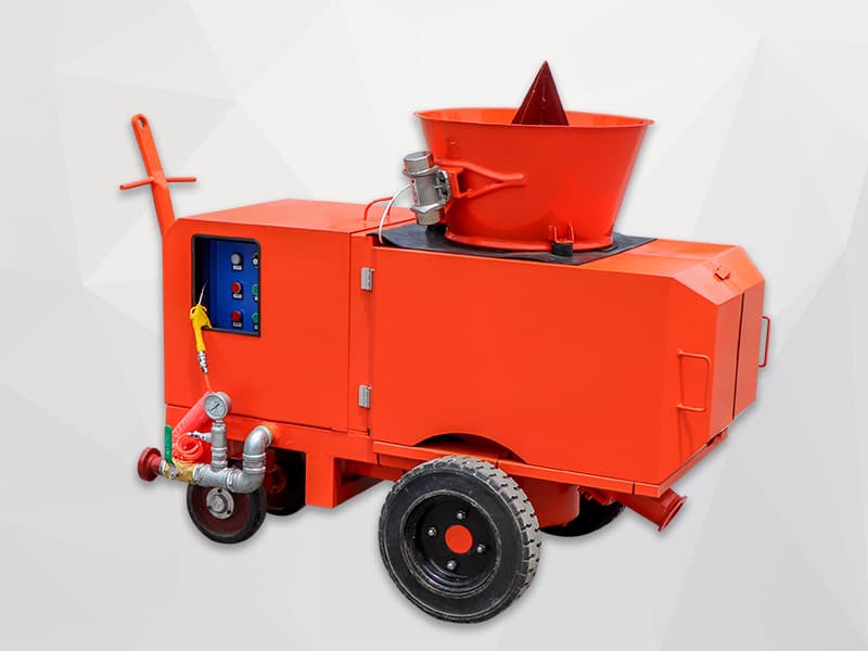 refractory gunning machine for furnace kiln 