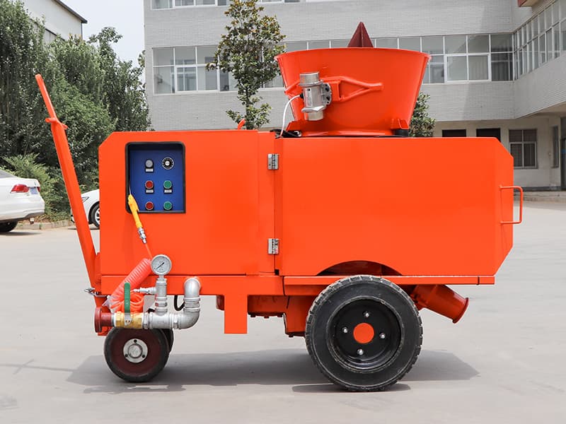 refractory gunning machine for repairing cement kiln