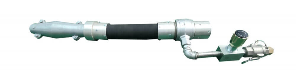 Torpedo nozzle assembly with single water way, lighter