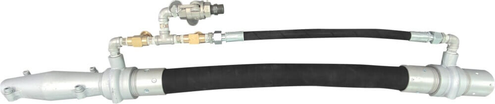 Torpedo nozzle assembly with two water way
