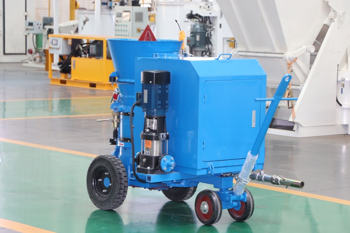 refractory gunning machine for for blast furnace application