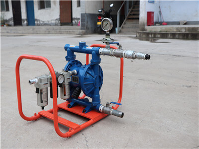 High pressure water pump for refractory spraying machine