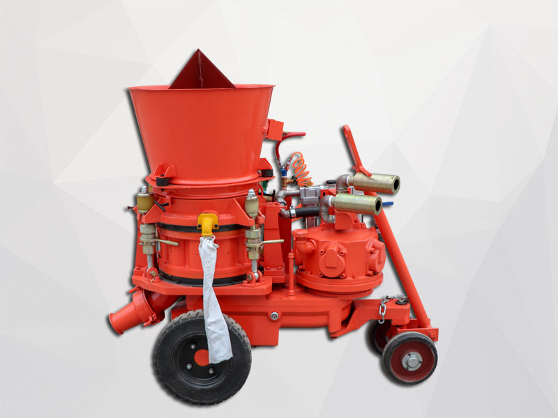 spraying refractory machine