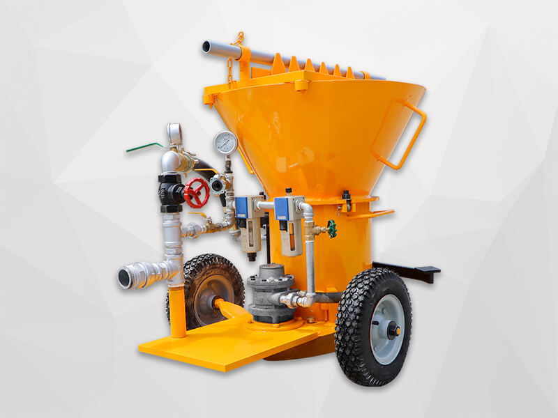 pneumatic motor refractory gunite machine