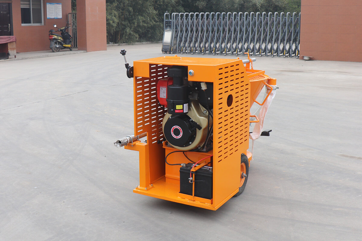 diesel driven refractory shotcrete machine factory