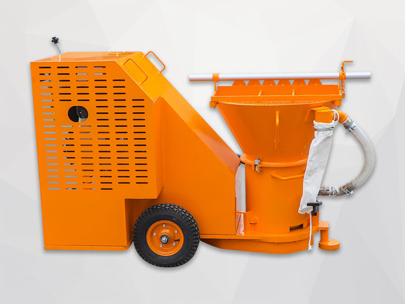 diesel driven refractory shotcrete machine