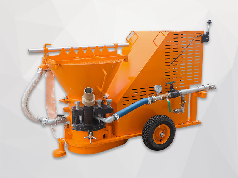 diesel engine refractory shotcrete machine