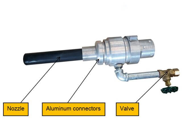 nozzle assy of refractory shotcrete machine